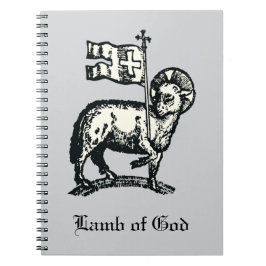 Caderno Espiral Agnus Dei The Paschal Lamb of God Fine Art 