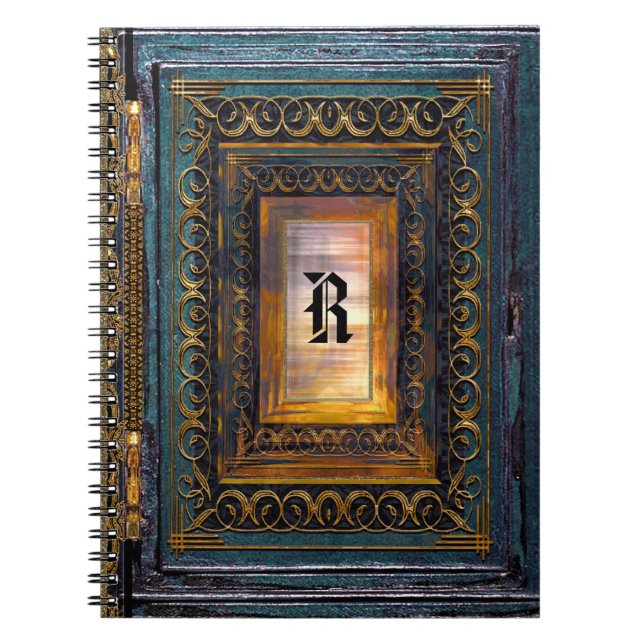 Caderno Espiral Agortex Elkin Monograma (Frente)