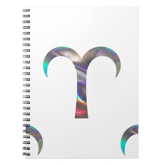 Caderno Espiral agramas hologramas (Frente)