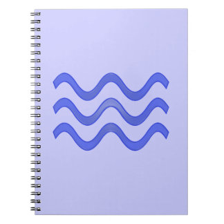 Caderno Espiral Água