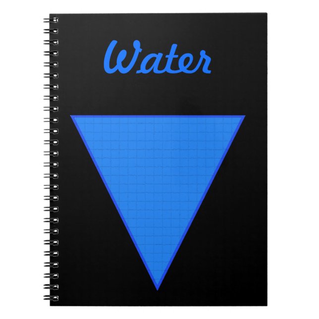 Caderno Espiral Água (Frente)