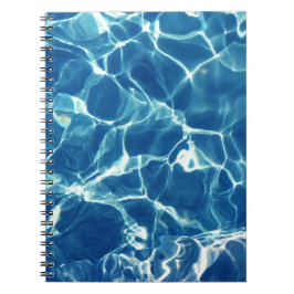 Caderno Espiral Água Azul Espumante