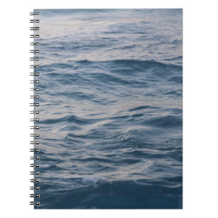 Caderno Espiral Água do mar vista aproximada
