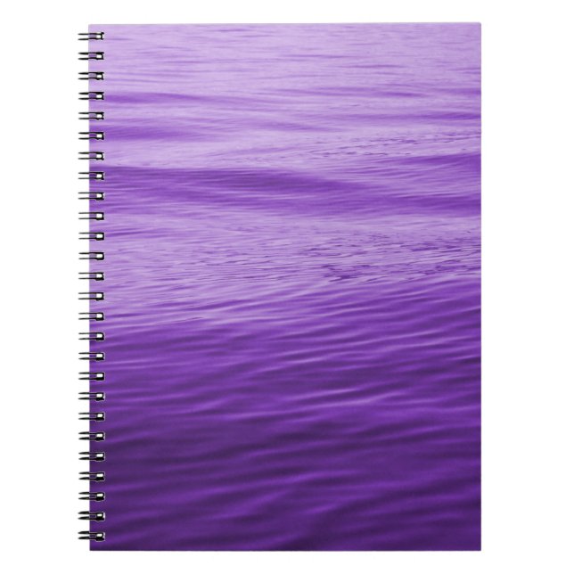 Caderno Espiral Água púrpura (Frente)