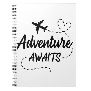 Caderno Espiral Aguardam Aventura