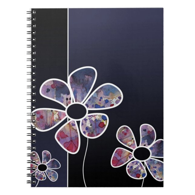Caderno Espiral aguarela do fundo (Frente)