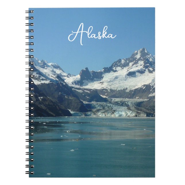 Caderno Espiral Águas Alimentadas por Glaciares do Alasca (Frente)