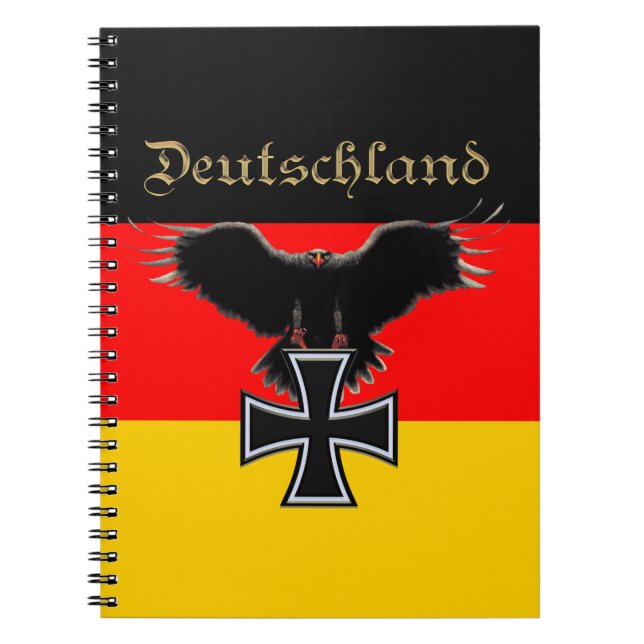 Caderno Espiral águia alemã (Frente)