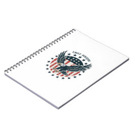 Caderno Espiral Águia Americana Retrô