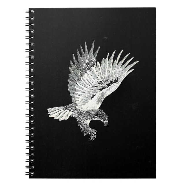 Caderno Espiral Águia Noturna (Frente)