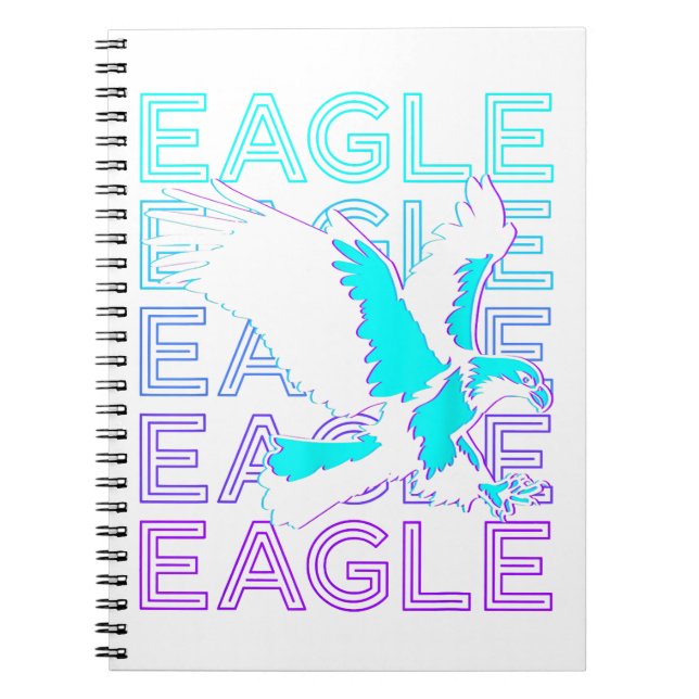 Caderno Espiral Águia Retro  (Frente)