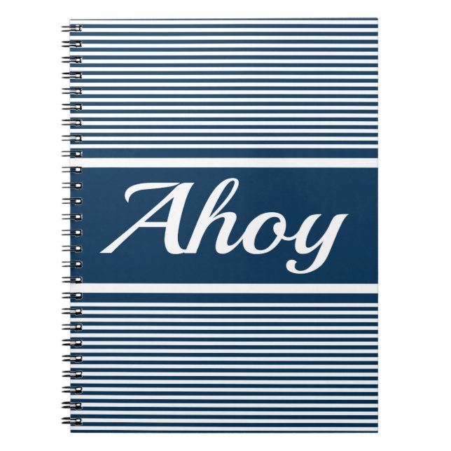 Caderno Espiral Ahoy (Frente)