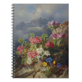 Caderno Espiral Ainda com Flores Alpinas - Andreas Lach