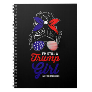 Caderno Espiral Ainda Sou Uma Rapariga Trump Não Peço Desculpas 20