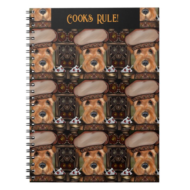 Caderno Espiral Airedale Terrier  (Frente)