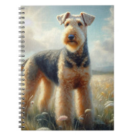 Caderno Espiral Airedale Terrier