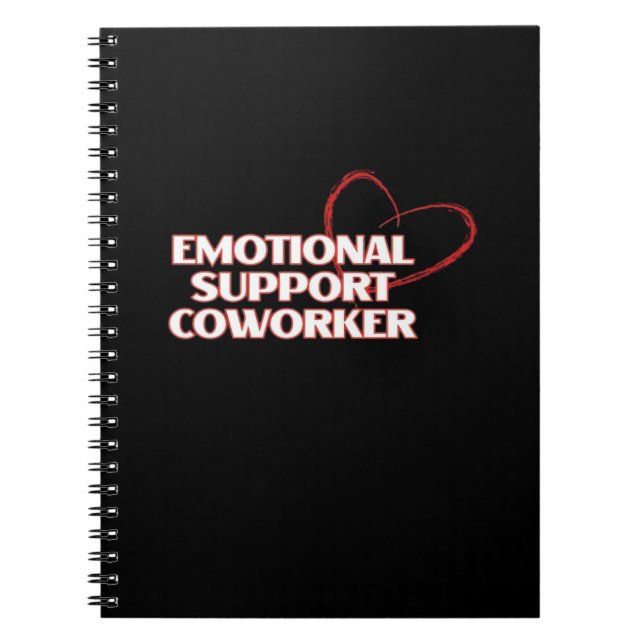 Caderno Espiral Ajuda Emocional Clássica do Colega de Trabalho - B (Frente)