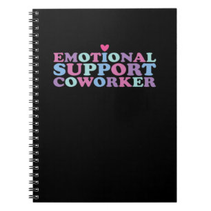 Caderno Espiral Ajuda Emocional Clássica do Colega de Trabalho - B