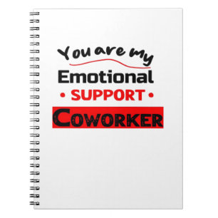 Caderno Espiral Ajuda Emocional Coworker Sloth Vibes