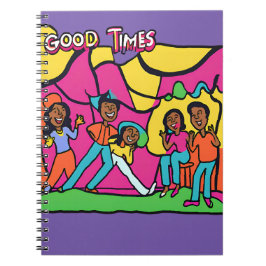 Caderno Espiral Ajude A Rolar Os Bons Tempos