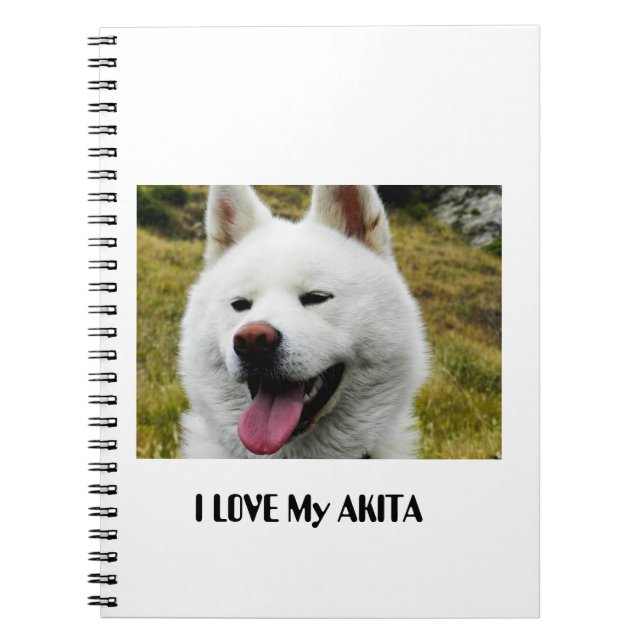 Caderno Espiral Akita Love (Frente)