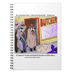 Caderno Espiral Al Cowpone & Moofia Gang Vacas Engraçadas