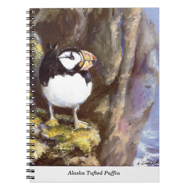 Caderno Espiral Alaska Tufted Puffin (Frente)