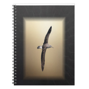 Caderno Espiral Albatross Bird, ao largo da costa da Nova Zelândi