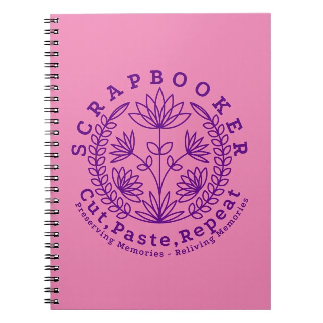 Caderno Espiral Álbum de Recortes Cropper (Frente)