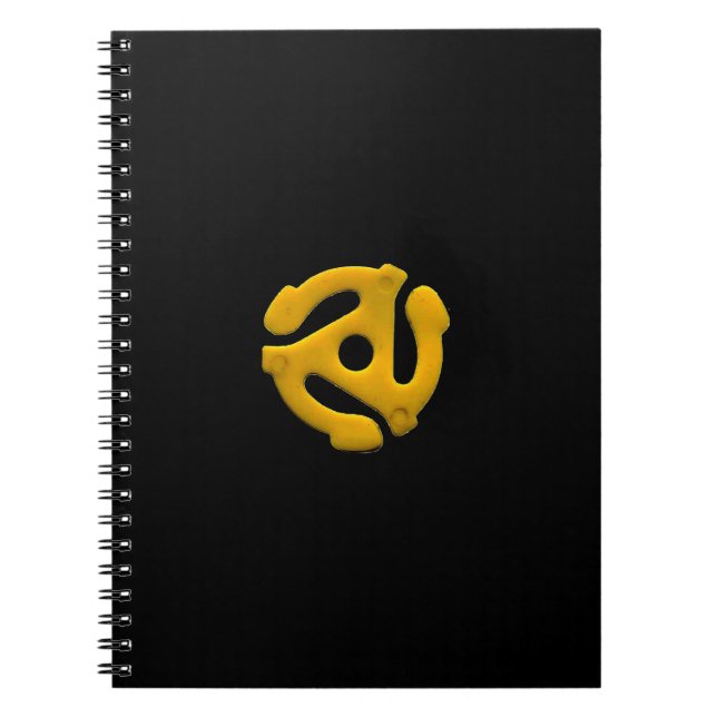 Caderno Espiral Álbum gravado de vinil 45 (Frente)