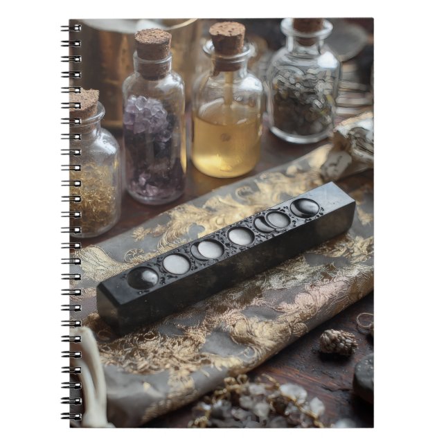 Caderno Espiral Alchemy Moon Fases do Notebook Apothecary (Frente)