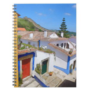 Caderno Espiral Aldeia de Watercolor
