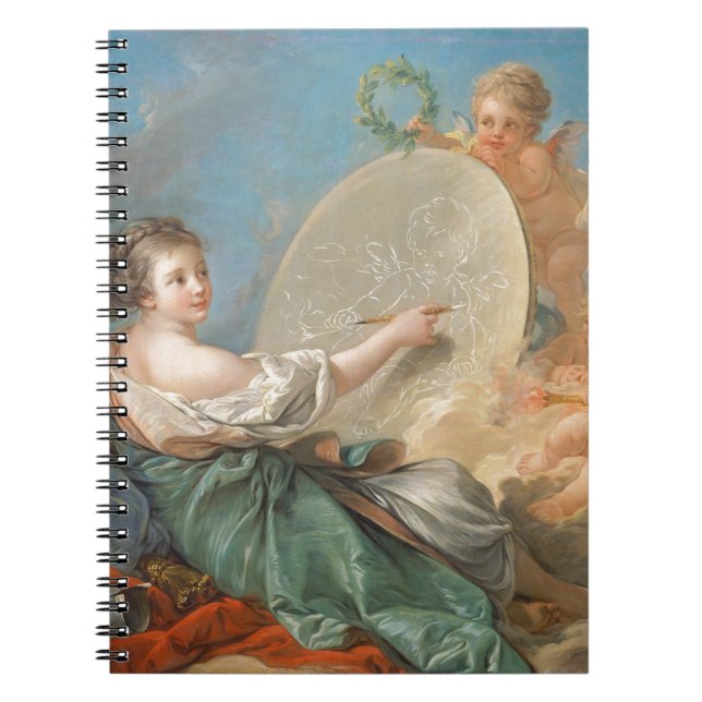 Caderno Espiral Alegoria da pintura, 1765 (óleo em canvas) (Frente)