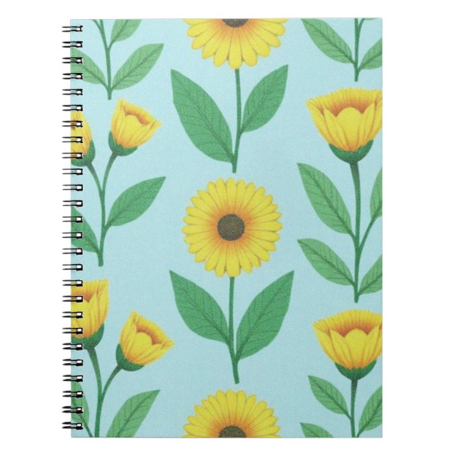 Caderno Espiral Alegria Caprichosa em Flor  (Frente)