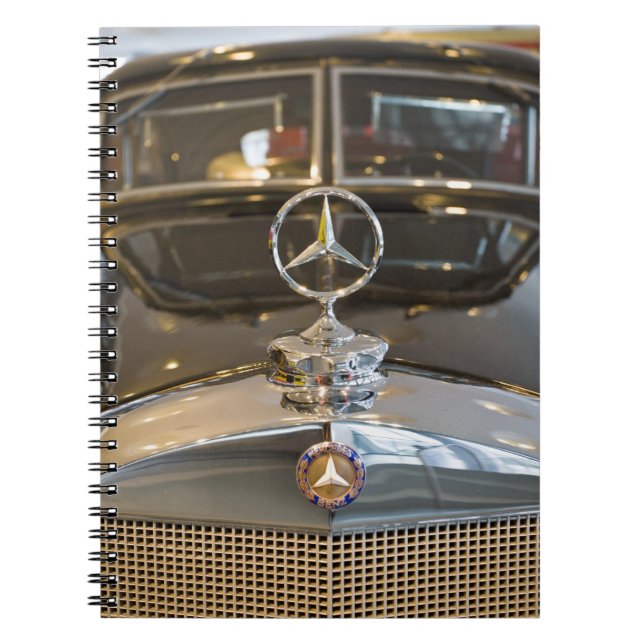 Caderno Espiral Alemanha, Baden-Württemberg, Estugarda. Mercedes (Frente)