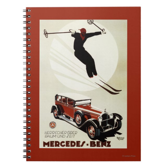 Caderno Espiral Alemanha - Skier Jumping (Frente)