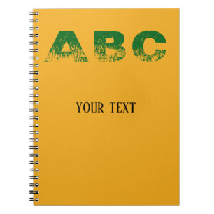 Caderno Espiral alfabeto ABC