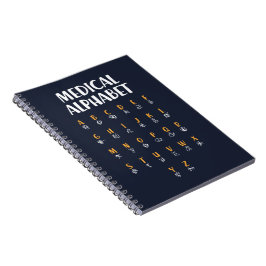 Caderno Espiral Alfabeto Médico