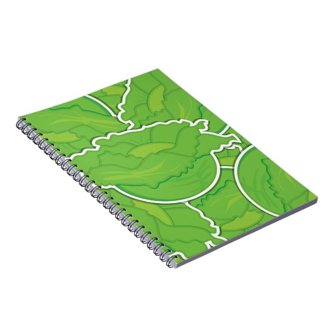 Caderno Espiral Alface funfa (Lado Direito)