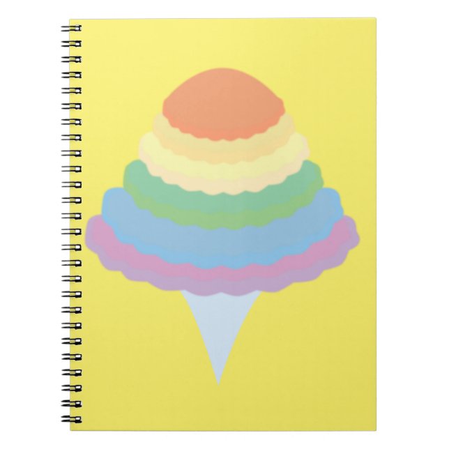 Caderno Espiral Algodão Doce Colorido (Frente)
