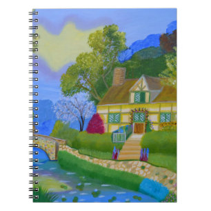 Caderno Espiral Algodão primavera
