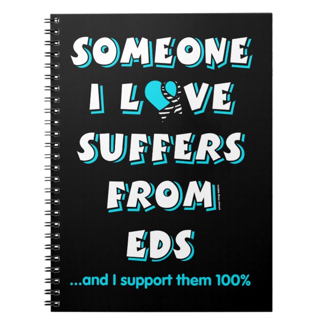 Caderno Espiral Alguém Que Eu Amo...EDS Notebook (Frente)