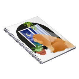 Caderno Espiral ALGUM LUGAR LÁ FORA O Bloco de Notas em espiral