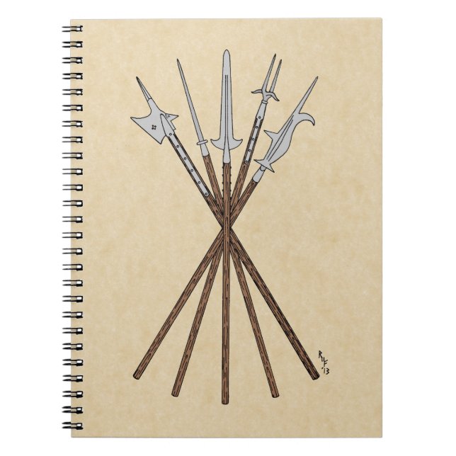 Caderno Espiral Alguns Poléreis do Século 16 (Frente)