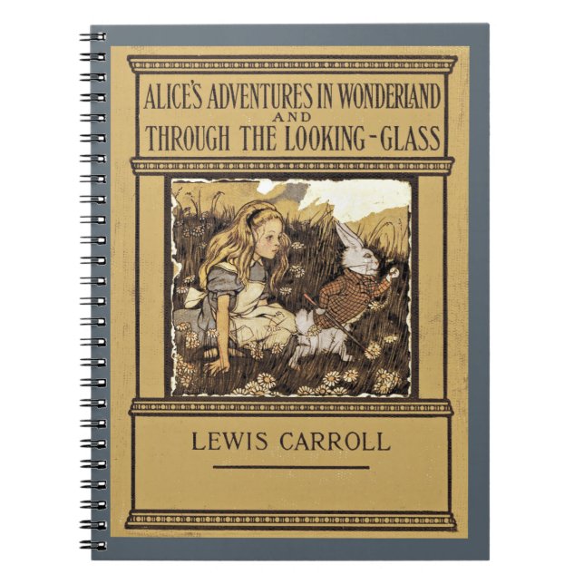 Caderno Espiral Alice Através do Espelho (Frente)