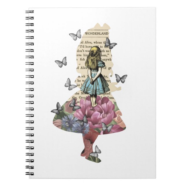 Caderno Espiral Alice In Wonderland Magical Garden - Livro De Vint (Frente)
