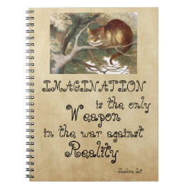 Caderno Espiral Alice no País das Maravilhas - IMAGINAÇÃO CAT 1865