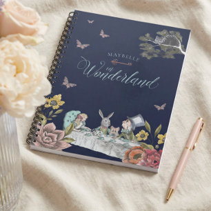 Caderno Espiral Alice no País das Maravilhas Tema de Conto de Fada