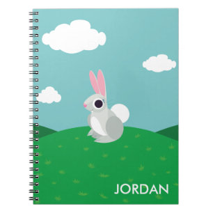 Caderno Espiral Alice o coelho