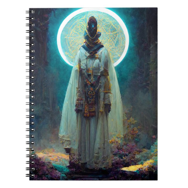 Caderno Espiral Alienígena Fae 2 Fantasy Sci-Fi (Frente)